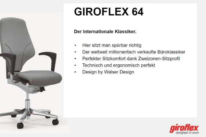 Giroflex Bürostuhl 64