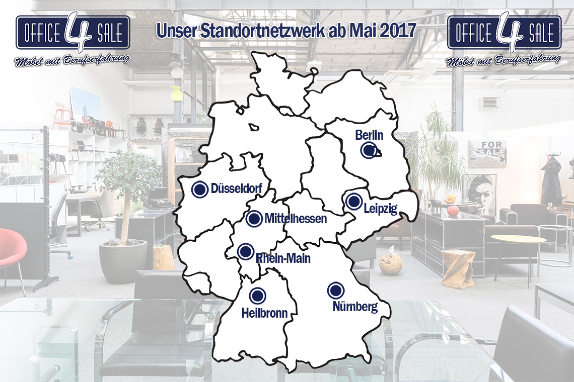 office-4-sale erweitert sich um die Standorte Leipzig und Heilbronn