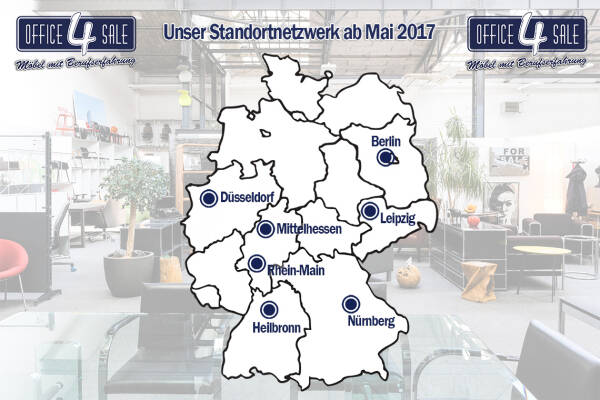 office-4-sale erobert weiter Deutschland mit 2 neuen Standorten - office-4-sale mit neuen Verkaufsstandorten auf Erfolgskurs
