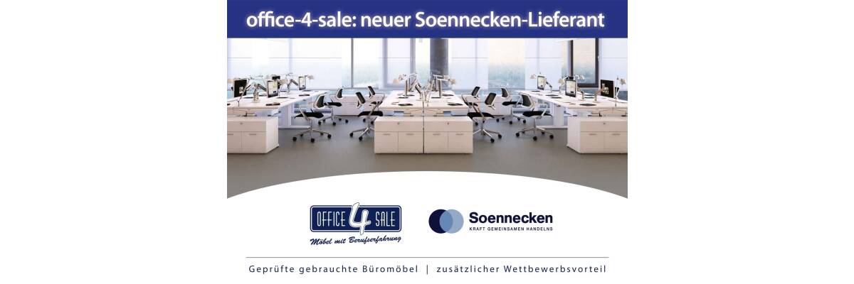 Neue Handelskooperation mit der Soennecken eG - office-4-sale startet Handelskooperation mit der Soennecken eG