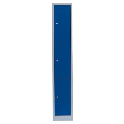 Fächerschrank, 1 Abteil, 3 Fächer - Abteilbreite 31,5 cm in enzianblau