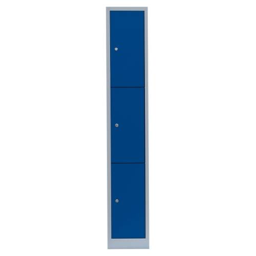 Fächerschrank, 1 Abteil, 3 Fächer - Abteilbreite 41,5 cm in enzianblau