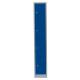 Fächerschrank, 1 Abteil, 4 Fächer - Abteilbreite 31,5 cm in enzianblau