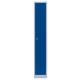 Stahl-Kleiderschrank/Spind, 1 Abteil - Abteilbreite 31,5 cm in enzianblau