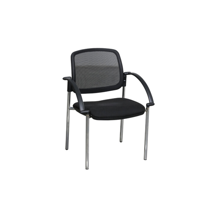 2er Set "Open Chair 100" Besucherstuhl in schwarz - Design: Rainer Bachschmid