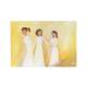 Acrylgemälde "3 Frauen in weiß" von Ulrike Strastil von Strassenheim, 70 x 100 cm