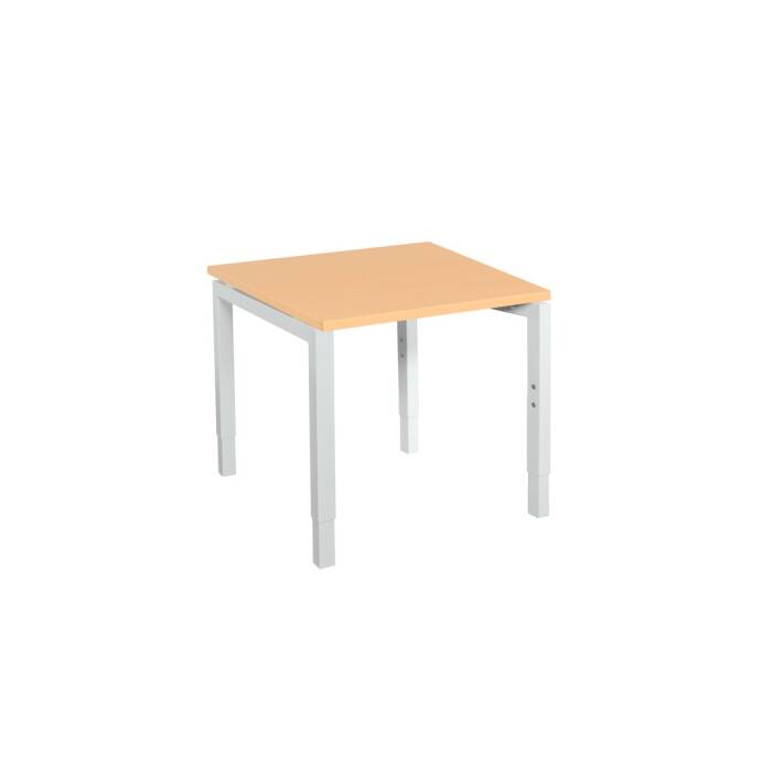 Schreibtisch Style 80  x 60 cm - ahorn - Gestellfarbe weiß