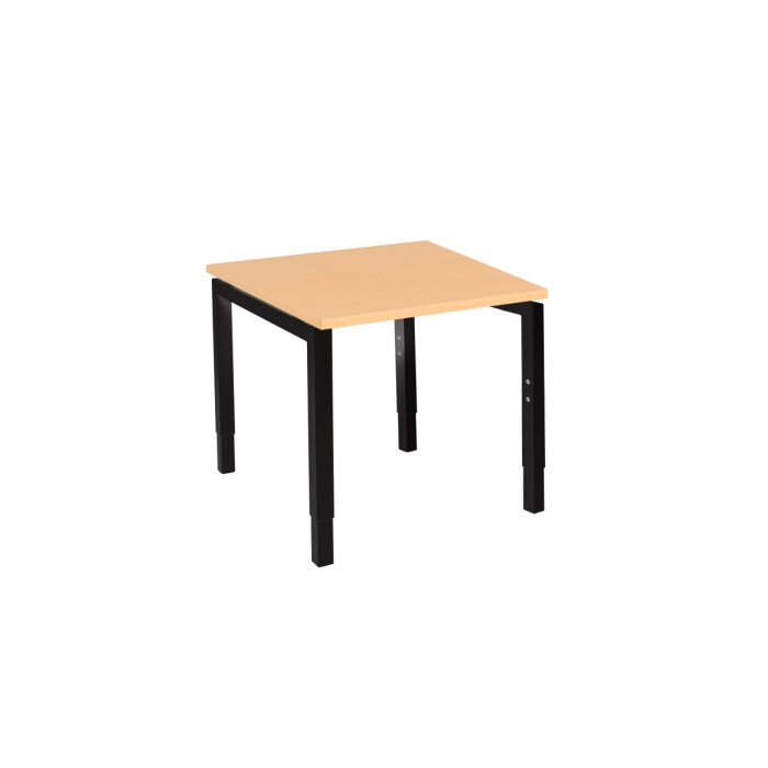 Schreibtisch Style 80  x 60 cm - ahorn - Gestellfarbe schwarz