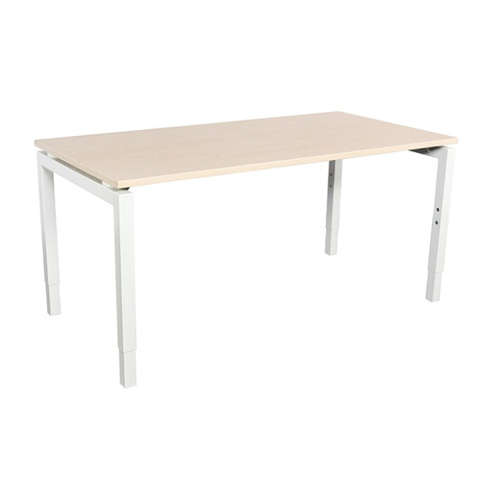Schreibtisch Style 100  x 60 cm - ahorn - Gestellfarbe weiß