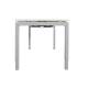 Schreibtisch "Style" 120  x 60 cm - weiß - Gestellfarbe aluminium