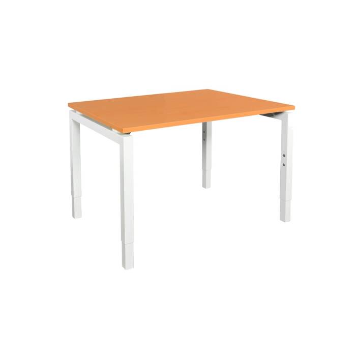 Schreibtisch Style 140  x 60 cm - buche - Gestellfarbe weiß