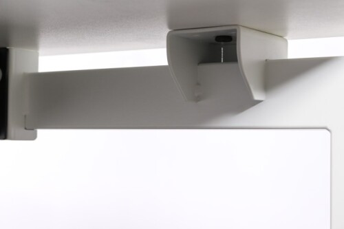 Schreibtisch "Style" 140  x 80 cm - weiß - Gestellfarbe weiß