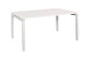 Schreibtisch "Style" 140  x 80 cm - weiß - Gestellfarbe weiß