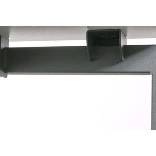 Schreibtisch "Style" 180  x 80 cm - lichtgrau - Gestellfarbe anthrazit - mit Kabelkanal