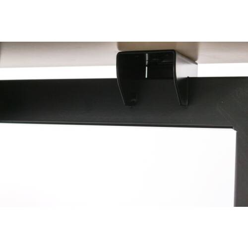 Schreibtisch "Style" 200  x 80 cm - ahorn - Gestellfarbe schwarz - mit Kabelkanal