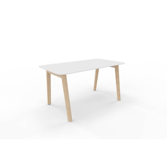 "NOWD-HPL" Schreibtisch - 140 x 80 cm in weiß