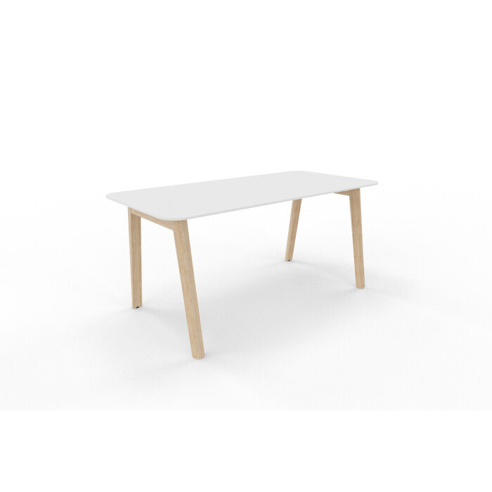 NOWD-HPL Schreibtisch - 160 x 80 cm in weiß