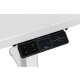 Steh-Sitz-Schreibtisch / Haworth / Memory Display / weiß / 180 x 80 cm