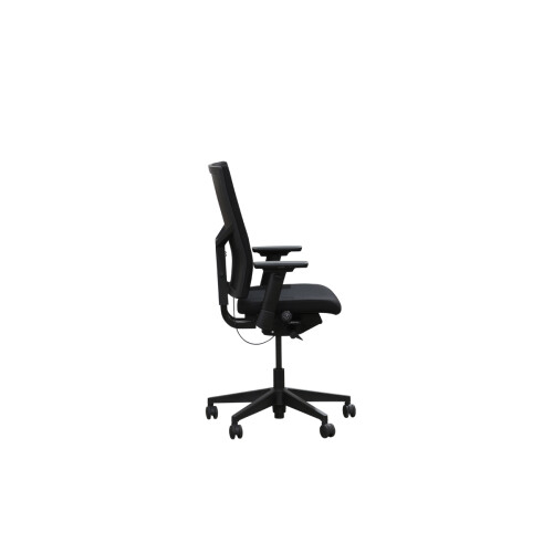 Bürodrehstuhl "SIT XL Edition" mit Fußkreuz Kunststoff, schwarz