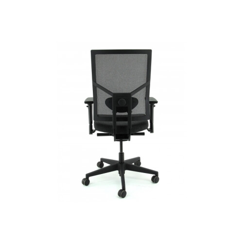Bürodrehstuhl "NET-SIT XL Edition" mit Netzrücken und Fußkreuz Kunststoff, schwarz
