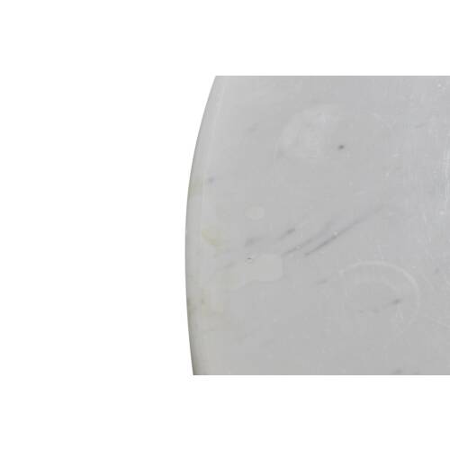 Zanotta Beistelltisch mit Marmorplatte, 88 cm