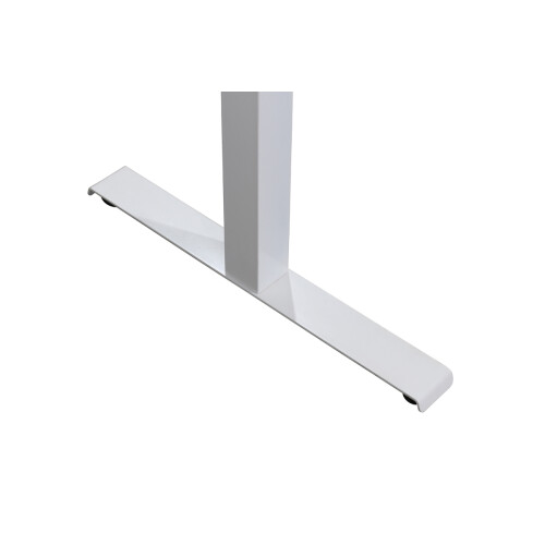 Steh-Sitz-Schreibtisch "Serie P Facelift" in weiß, 180 x 80 cm