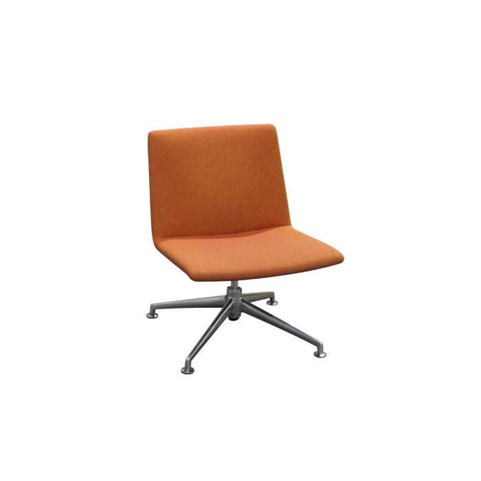 Fina Lounge Sessel in orange - Design: Wolfgang C.R. Mezger