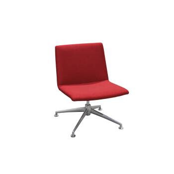 Fina Lounge Sessel in rot - Design: Wolfgang C.R. Mezger