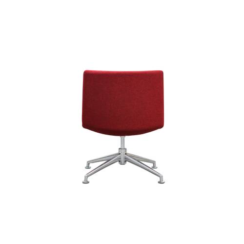 "Fina Lounge" Sessel in rot - Design: Wolfgang C.R. Mezger