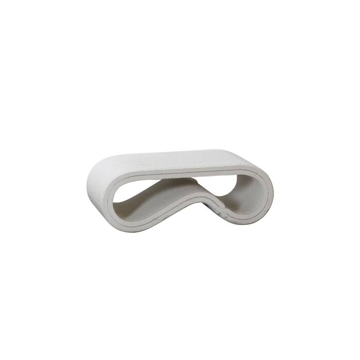 Loop Table M / 3D-Betondruck / weiß