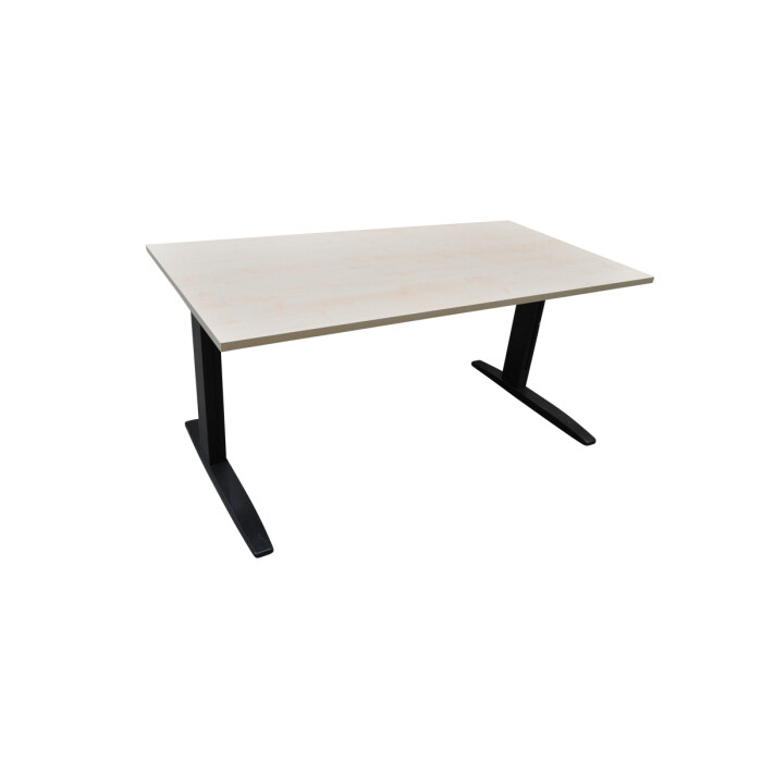 Steh-Sitz-Schreibtisch / Gestell Ceka ALEO / 160 x 80 cm / ahorn