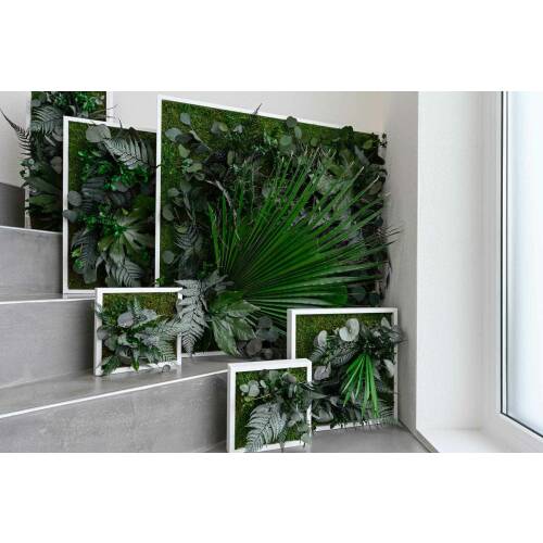 Pflanzenbild "Dschungeldesign 140 x 40 cm"