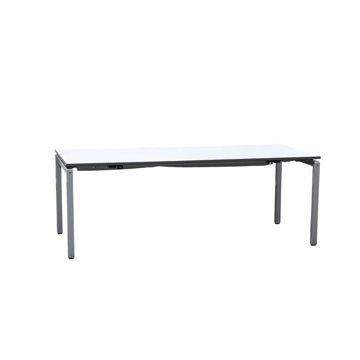 Schreibtisch / Gestell VS Büromöbel / 180 x 80 cm / Platte Neuware / weiß