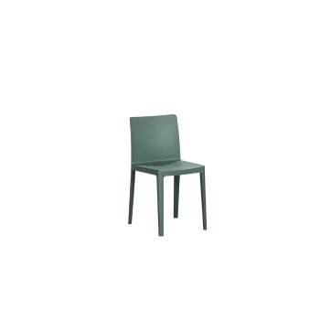 Besucherstuhl / HAY Elementaire Chair / dunkelgrün