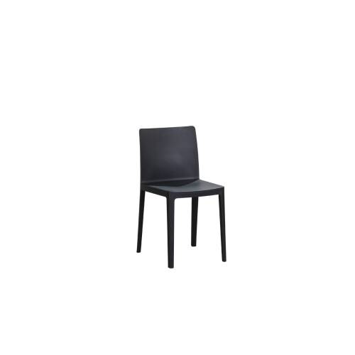 Besucherstuhl / HAY "Elementaire Chair" / anthrazit