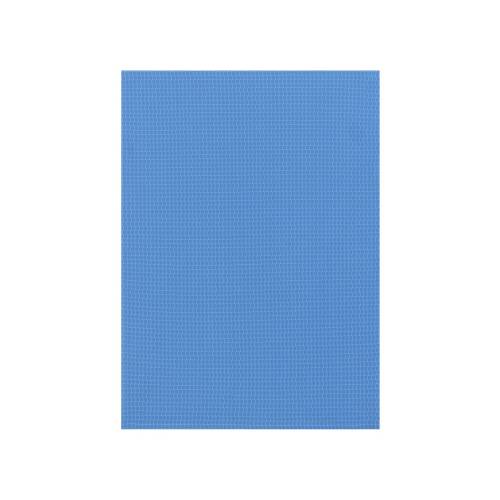 Trennwand / Rossoacoustic / 160 x 115 cm / Stoff blau gemustert