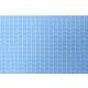 Trennwand / Rossoacoustic / 160 x 57,5 cm / Stoff blau gemustert