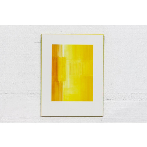 Kunstdruck auf Holz / "Gold" / 80  x 60