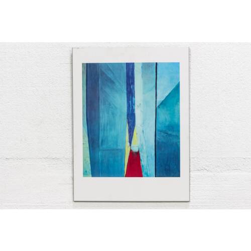 Kunstdruck auf Holz / "Glaswelten" / 80  x 60
