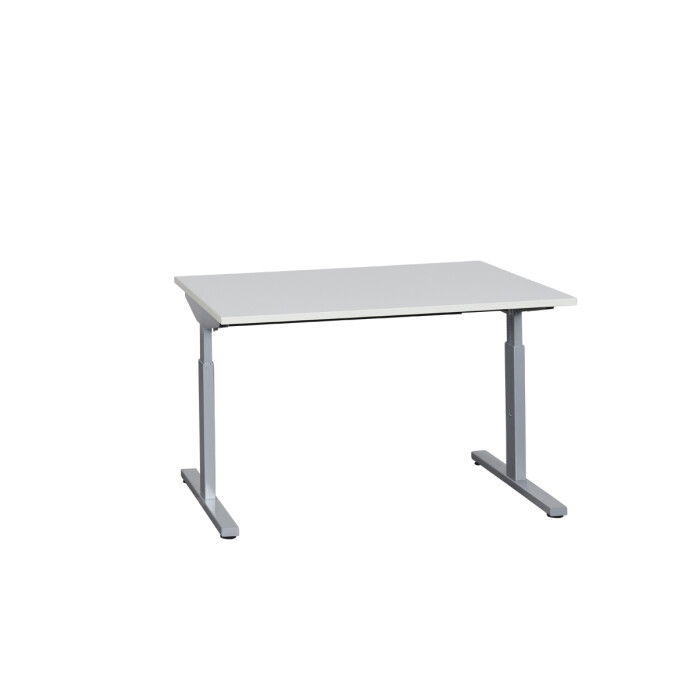 Schreibtisch "Style-T" Gestell in aluminium - 120 x 80 cm