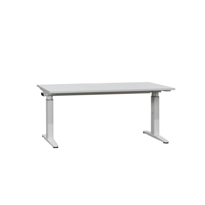 Schreibtisch / Actiu / Schiebeplatte / grauweiß / 160 x 80 cm