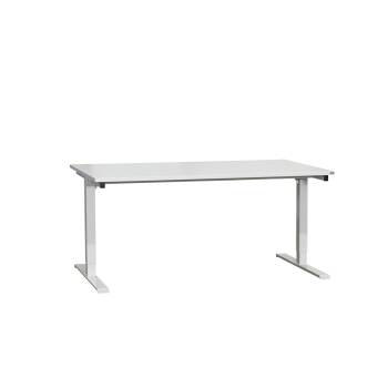 Schreibtisch / Assmann / 160 x 80 / höhenverstellbar / weiß