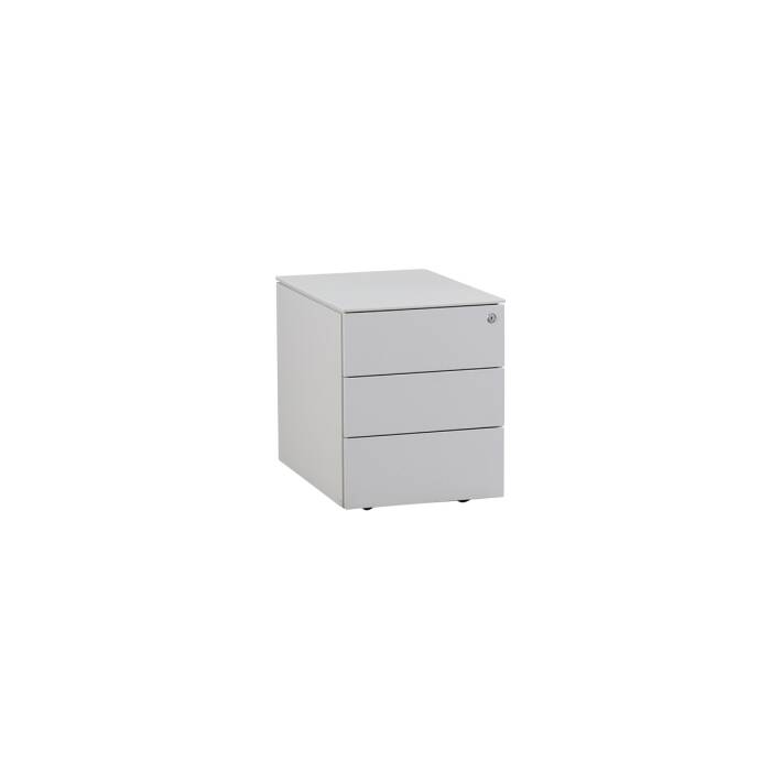 Rollcontainer / Steelcase Implicit / weiß / 60 cm / Materialauszug