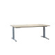 Schreibtisch / OKA "Conform DeskLine 2" / ahorn / 200 x 90 cm / Gestell silber