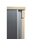 2-tlg. Arbeitsplatz / Rohde & Grahl / Schreibtisch 160 x 80 cm - Traverse schwarz + Rollcontainer Slim anthrazit