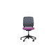 Konferenzstuhl / Arbeitsstuhl für Home Office / Steelcase "cobi" / Netzrücken anthrazit / Sitz lila