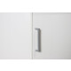 Sideboard / Kinnarps "Storage Space" / weiß / Abdeckplatte graueiche / 3 Ordnerhöhen / 120 cm