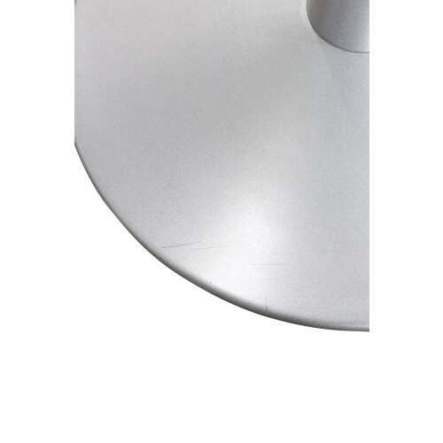 Besprechungstisch / Glasplatte / 70 cm Durchmesser / Tellerfuß