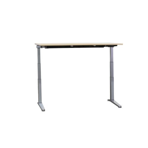 Steh-Sitz-Schreibtisch / Steelcase "Ology" / 180 x 90 cm / Schiebeplatte / ahorn