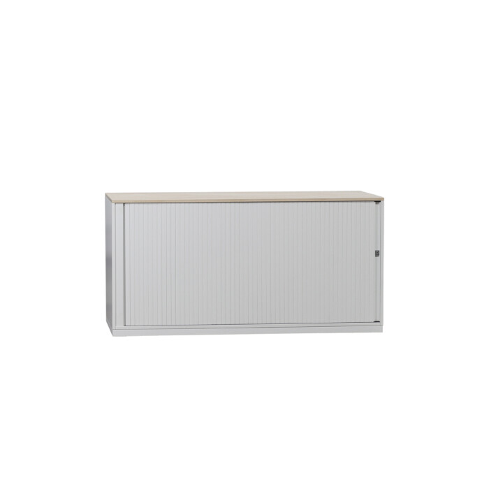 Sideboard / Steelcase Share It / Abdeckplatte akazie / weiß / 160 cm